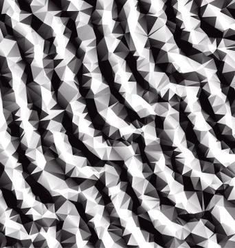 Polygonal colorful pattern of triangles. Geometric gradient background. Trian Stock Illustration