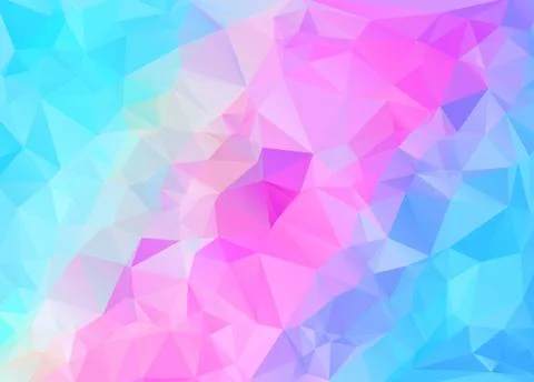 Polygonal colorful pattern of triangles. Geometric gradient background. Trian Illustrazione stock