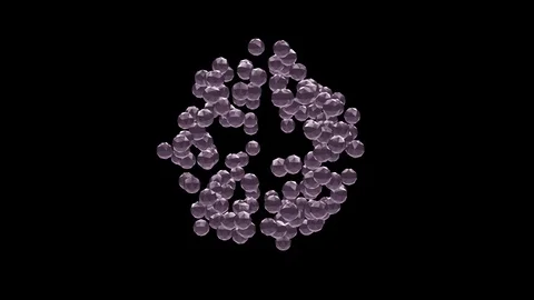 Polygonal crystals explosion animation background new quality universal motion Video stock 93345606