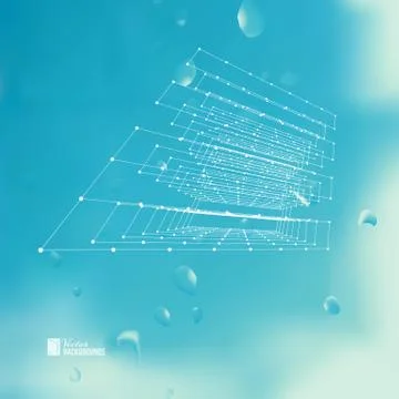 Polygonal cube Stock Illustration