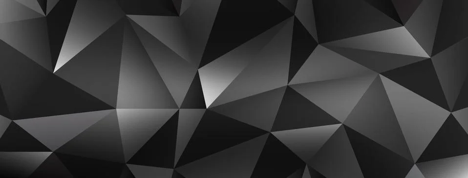 Polygonal dark background Stock Illustration