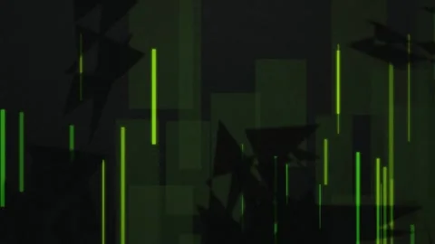 Polygonal data stream falling seamless loop motion background Stock Footage 344632948