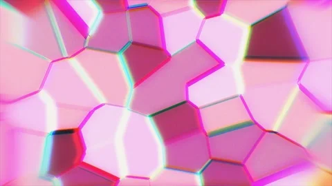 Polygonal design generates a soft, calming pattern. Stock Footage 323698585