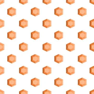 Polygonal diamond pattern seamless vector Illustrazione stock