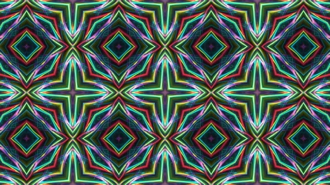 Polygonal elements change shapes and form pattern. Stock Footage 266386566