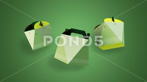 Polygonal Food Box Mockup Takeaway Gable Packaging PSD 模板