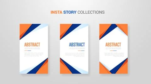 Polygonal geometric abstract background with orange and dark blue color for i Stock Illustration