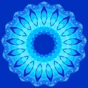 Polygonal geometric constellations Stock Illustration