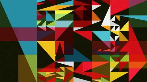 Polygonal geometric pattern triangles background Illustrazione stock