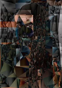 Polygonal geometric pattern triangles background イラスト素材