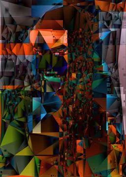 Polygonal geometric pattern triangles background Illustrazione stock