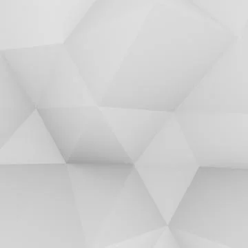 Polygonal geometric surface 3D rendering Stock Illustration