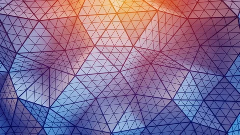 Polygonal geometric surface seamless loop Stock Footage 127371716