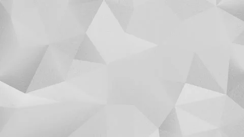 Polygonal geometric white textured paper plexus pattern looping 3D animation Stock Footage 201523708
