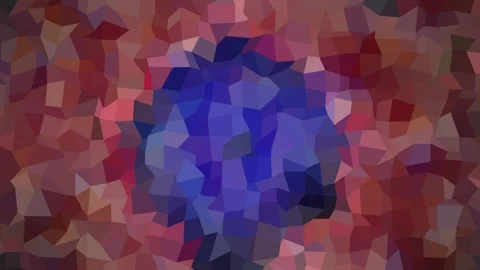 Polygonal hues shift in slow, abstract motion Stock-Footage 345434590