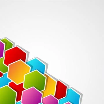 Polygonal introduction background Stock Illustration