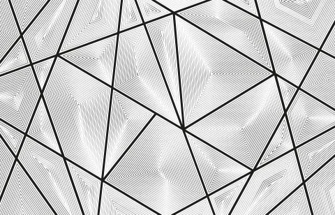 Polygonal lines design, Abstract Polygonal lines, Abstract background polygonal Stock Illustration