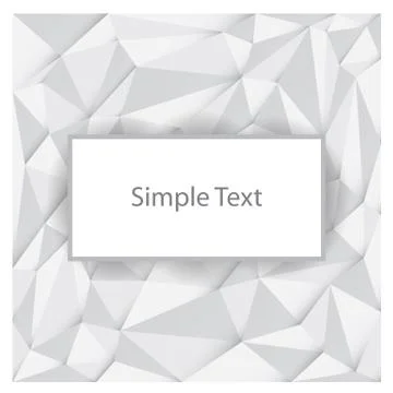 Polygonal low poly Abstract Mosaic Background, Vector illustration Stock Illustration