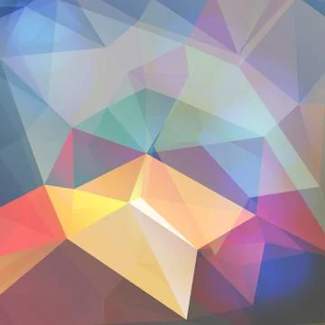 Polygonal mosaic background 스톡 일러스트