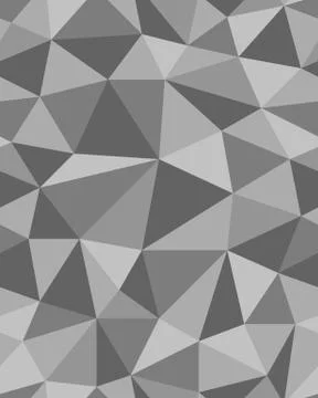 Polygonal mosaic templates Stock Illustration