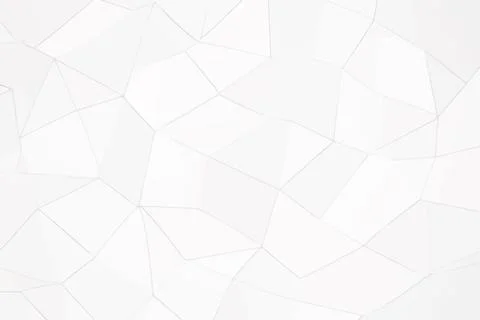 Polygonal Mosaic White Background, Creative Business Design Template Stock Illustration