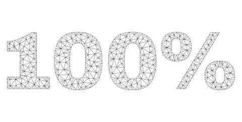 Polygonal Network 100% Text Tag イラスト素材