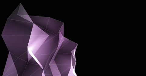 Polygonal origami effect background Stock Footage 219416115