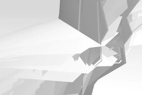 Polygonal pattern, 3d render 스톡 일러스트