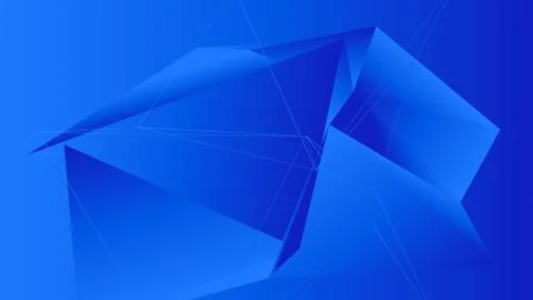 Polygonal pattern. Future technology concept. 스톡 일러스트