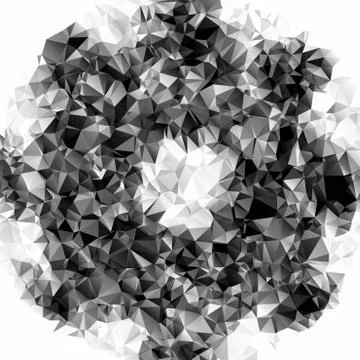 Polygonal pattern of triangles. Geometric gradient background. Triangular des Stock Illustration