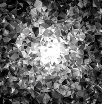 Polygonal pattern of triangles. Geometric gradient background. Triangular des イラスト素材