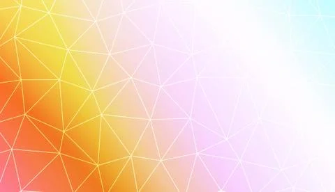 Polygonal pattern with triangles mosaic cover. Template for your banner. Vect Stock Illustration