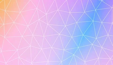 Polygonal pattern with triangles mosaic cover. Template for your banner. Vect Stock Illustration