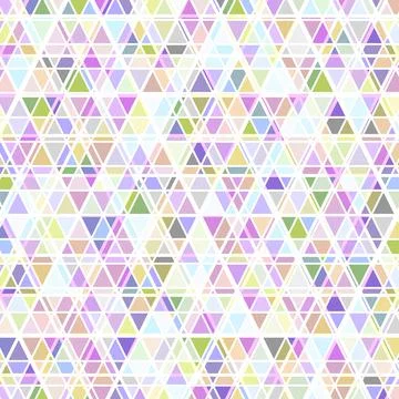 Polygonal rainbow mosaic background. Abstract low poly vector illustration Stock Illustration