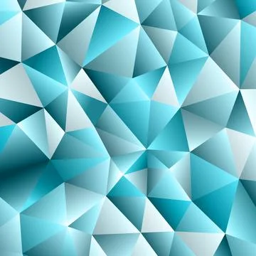 Polygonal rainbow mosaic background. Abstract low poly vector illustration Stock Illustration