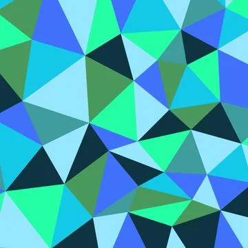 Polygonal rainbow mosaic background. Abstract low poly vector illustration Stock Illustration
