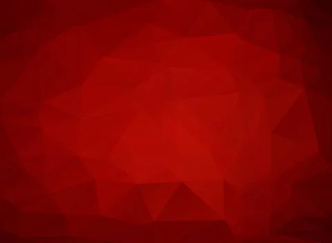 Polygonal red mosaic background Stock Illustration