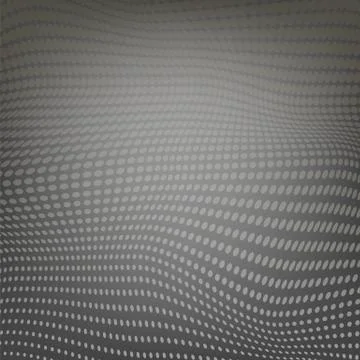 Polygonal Space. Low Poly Grey Background with Connecting Dot. Big Data Stock Illustration