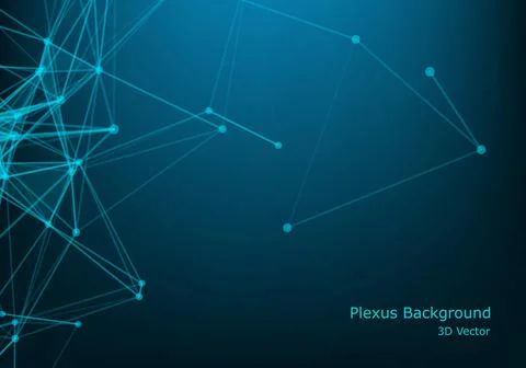 Polygonal space wireframe background communication. Global network connection Stock Illustration