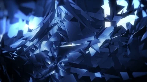 Polygonal Triangles Background Stock Footage 77406707