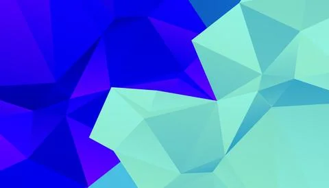 Polygonal two colored toned vertical vector background Illustrazione stock