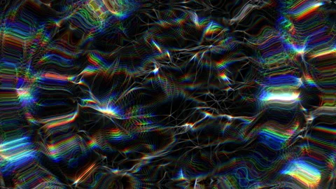 Polygonal Visuals with Chroma Distortion motion graphics background video ar Stock Footage 147760576