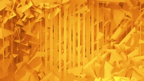 Polygons and Lines Orange Geometric Abstract Background Stock Footage 135816984