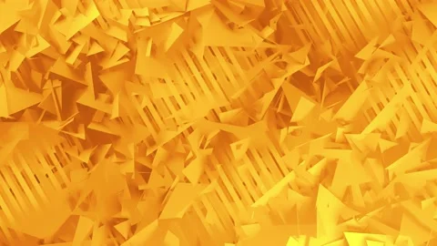 Polygons and Lines Orange Geometric Abstract Background Stock Footage 135817007