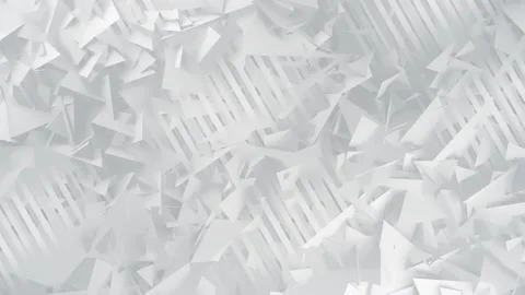 Polygons and Lines White Geometric Abstract Background Stock Footage 135817425