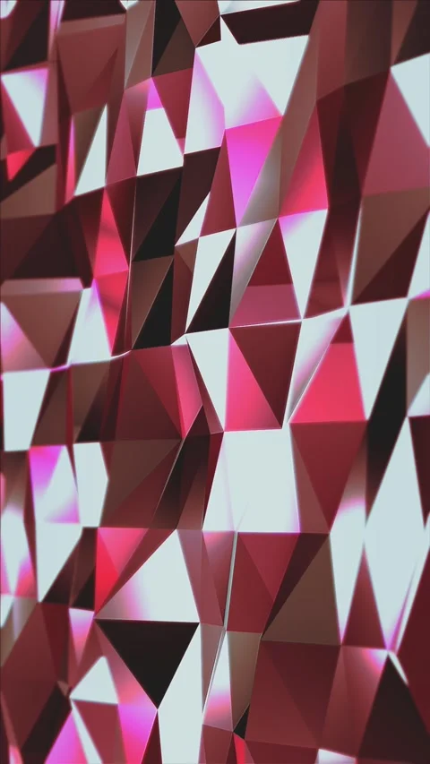Polygons create an abstract geometrical mosaic Stock Footage 318396301