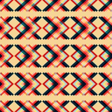 Polygons psychedelic colored geometric background pixels 스톡 일러스트