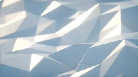Polygons Waves Perfect seamless loop of slowmotion polygon waves Stock Footage 119041046