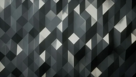 Polygons Waves Perfect seamless loop of slowmotion polygon waves Stock Footage 122090377