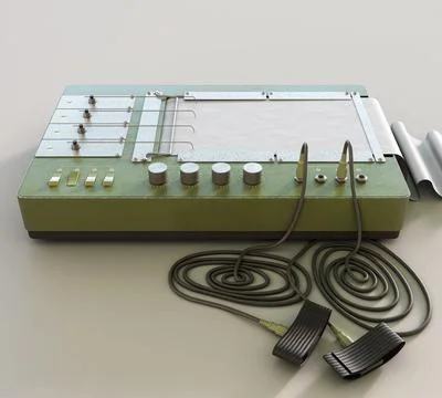 Polygraph Lie Detector Machine Stock Photos